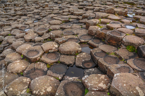 The famous Giant's Causeway in County Antrim, Northern Ireland