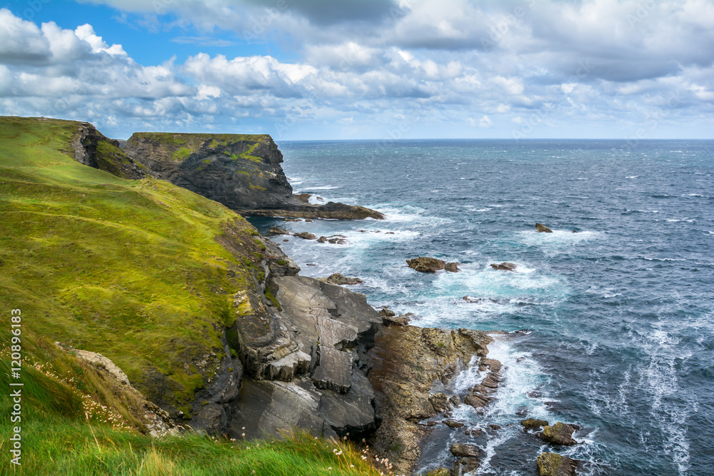 Cliffs near Kilkee, County Clare, Ireland