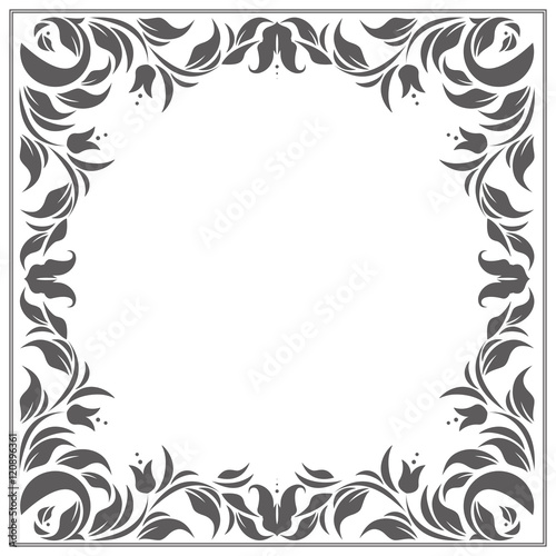 Stylish classic frame with place for your text