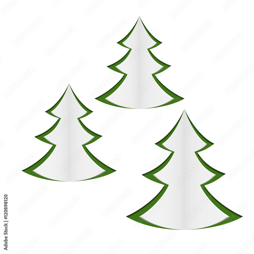 paper christmas trees paper christmas trees