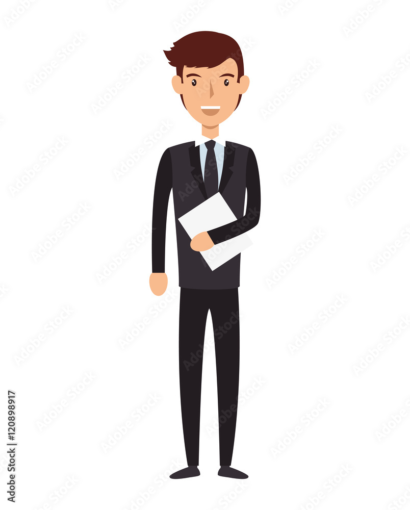 avatar man face smiling cartoon. wearing suit and tie. vector illustration avatar man face smiling cartoon. wearing suit and tie. vector illustration