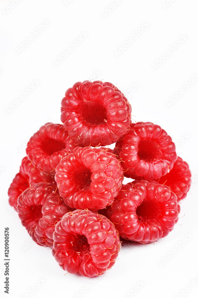 raspberry isolated on white background
