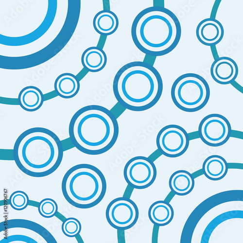 blue circles background