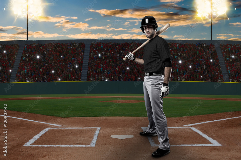 Naklejka premium Baseball Player