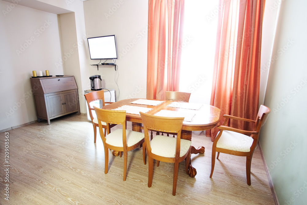 Interior of an empty waiting room