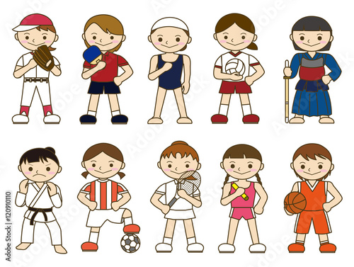 スポーツ選手　女子