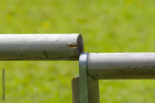 A broken fence