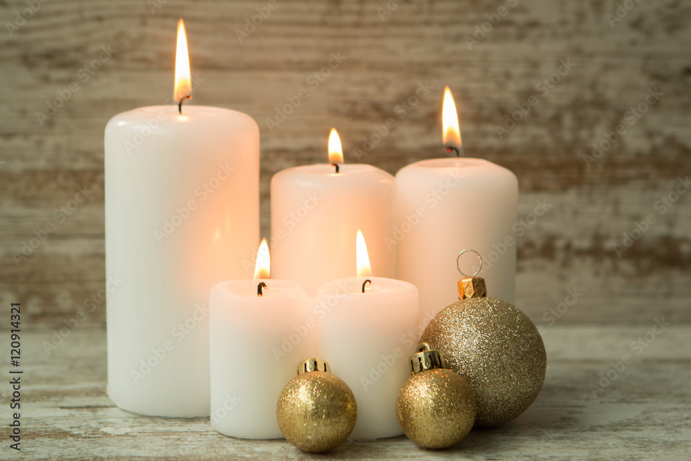 Christmas candles Christmas candles