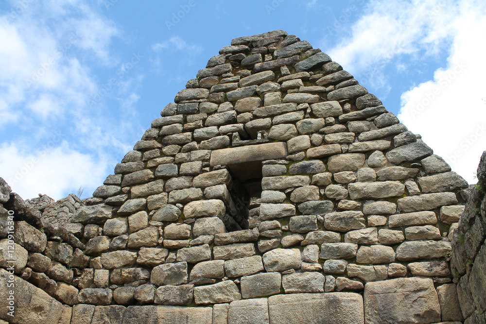 Stone Structure at Machu Picchu