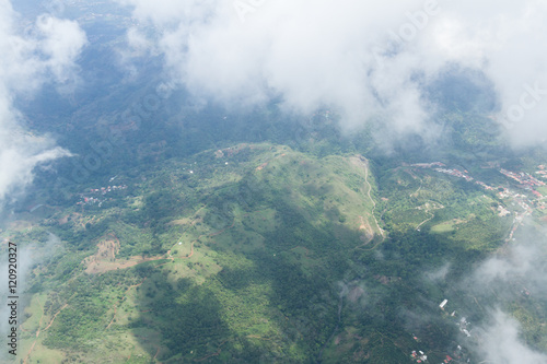 Fototapeta Naklejka Na Ścianę i Meble -  Aerial view of Costa Rica