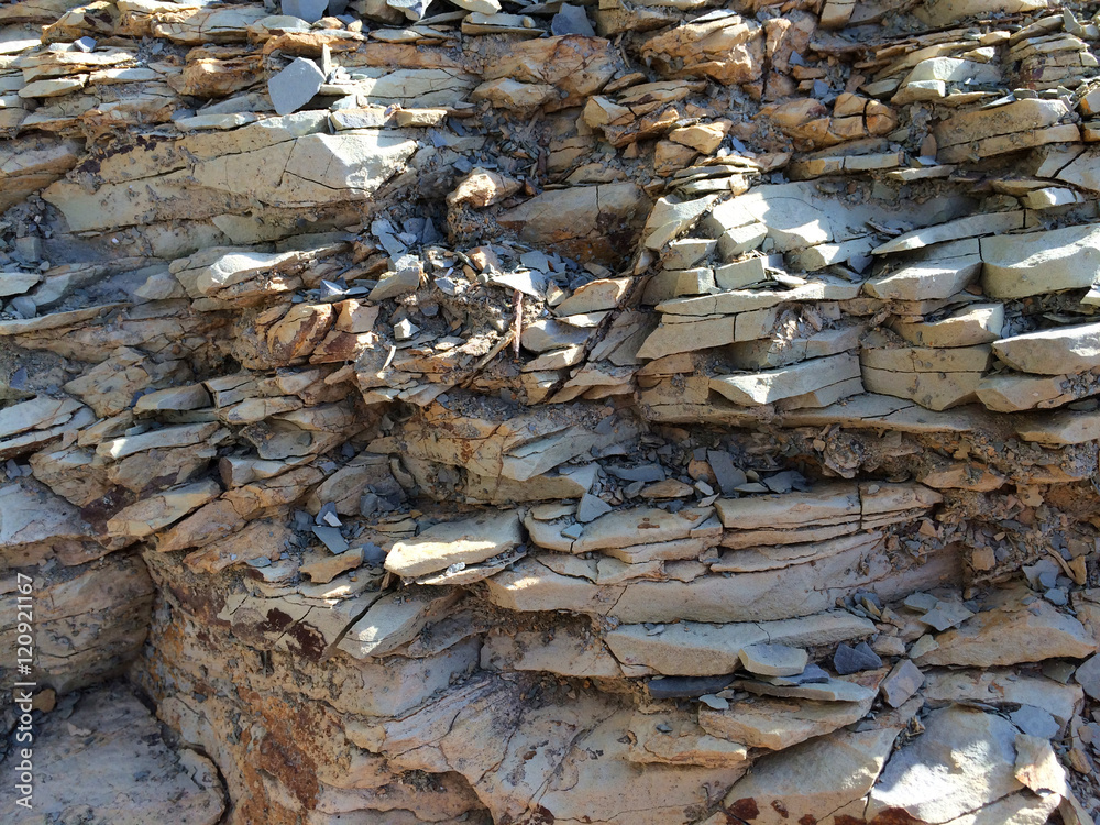 Mountain textured rocky wall with scenic layered stone structure Mountain textured rocky wall with scenic layered stone structure