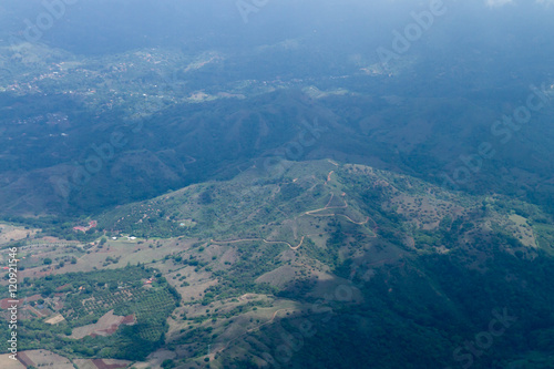 Aerial view of Costa Rica