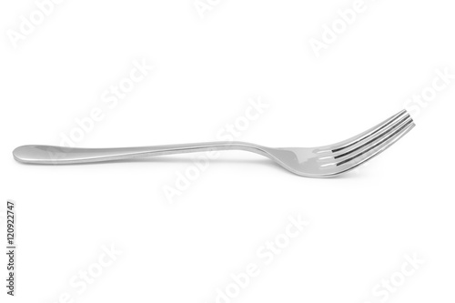 fork  Stainless steel isolated