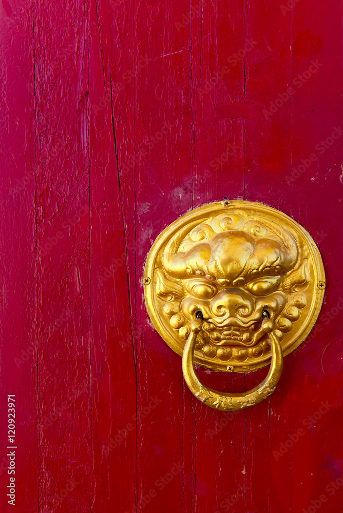 Asian door knob