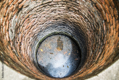 Old water well at thailand.