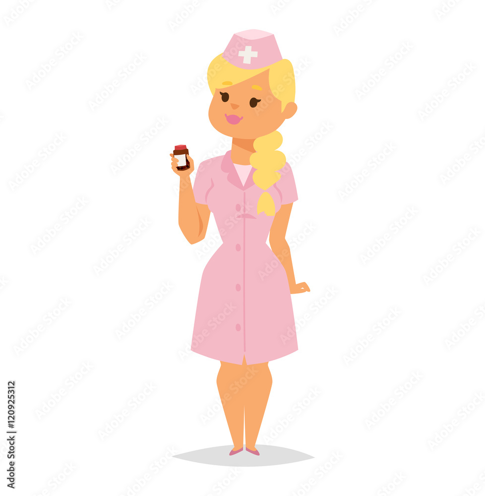 Doctor character vector isolated Doctor character vector isolated