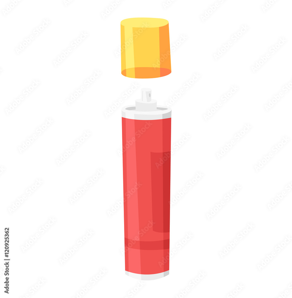 Hair style bottle vector. Hair style bottle vector.