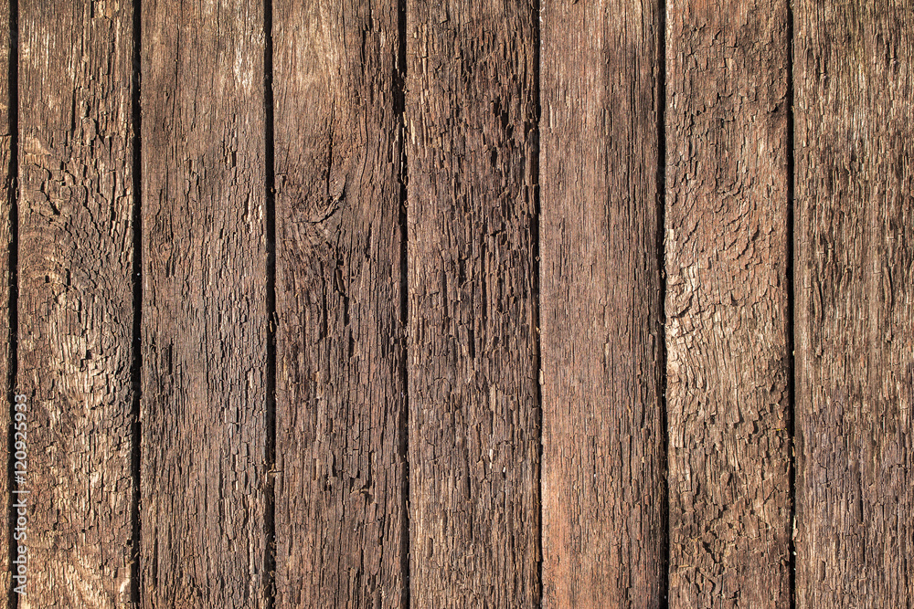 old wooden background with vertical boards