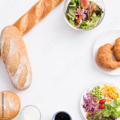 Breakfast on the table photo