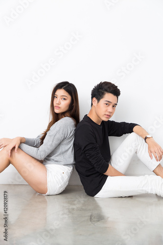 Young asian couple