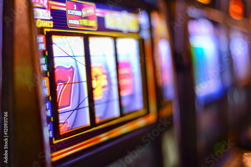 Slot machines and gambling addiction in Las Vegas  photo