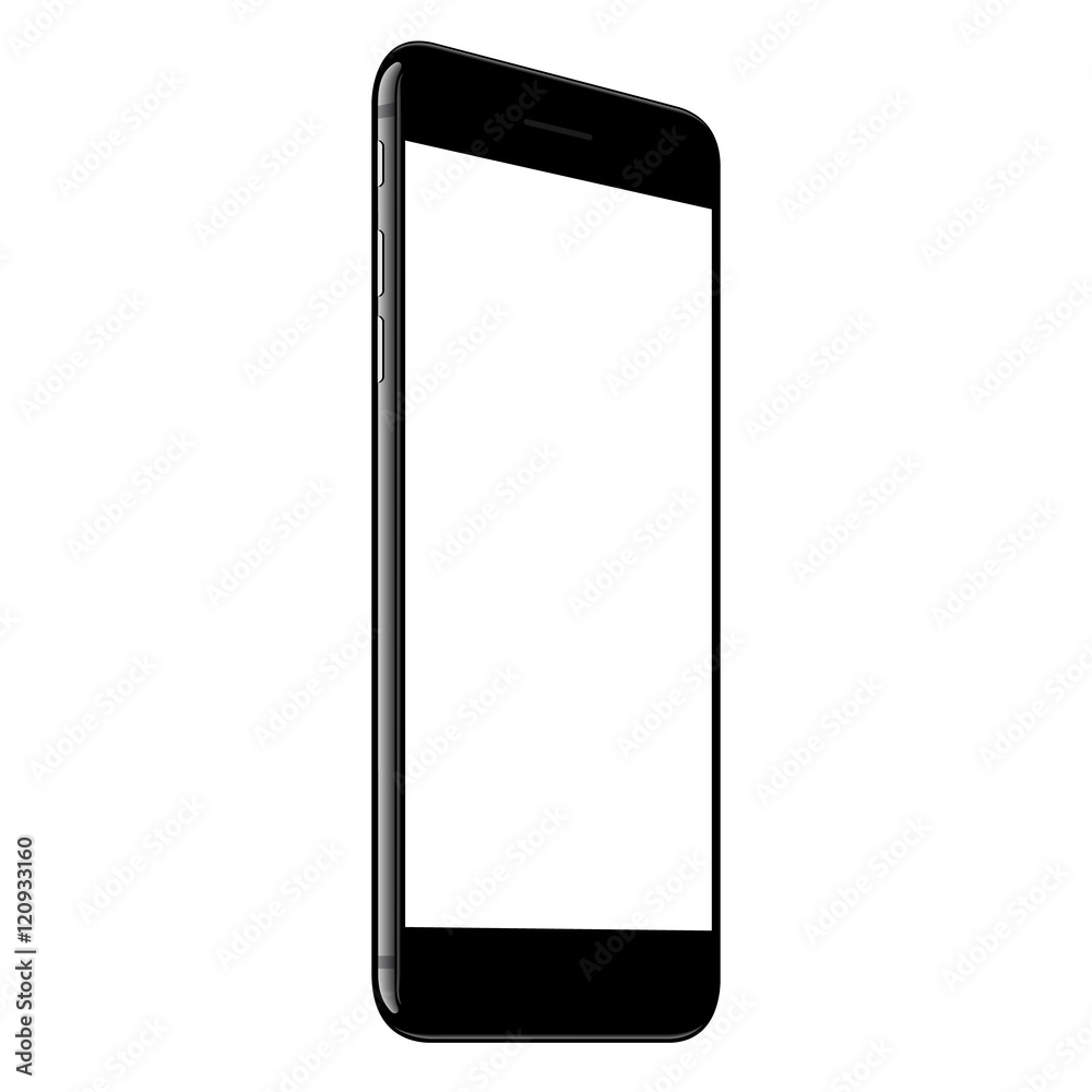 vector, mock up phone white screen perspective view vector, mock up phone white screen perspective view