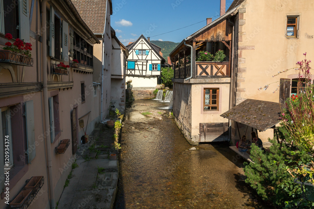 Rivière Andlau dans le village