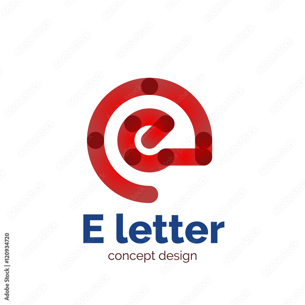Vector modern minimalistic letter concept logo Vector modern minimalistic letter concept logo