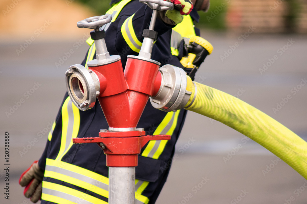 Fototapeta premium Feuerwehrmann