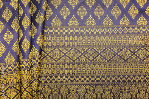 fabric patterned traditional thai style