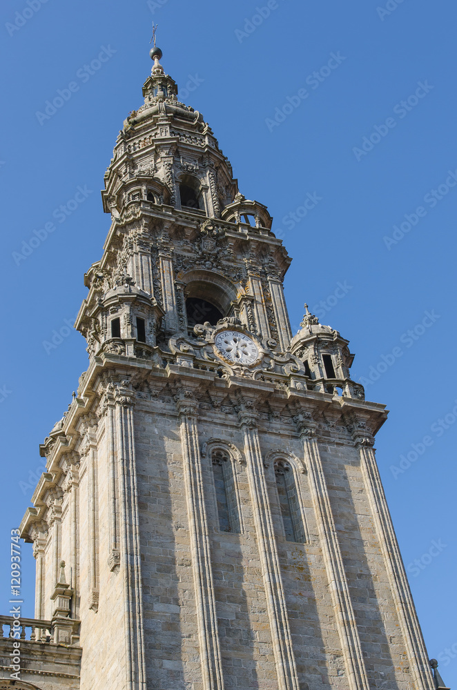 Berenguela tower in Santiago de Compostela Cathedral