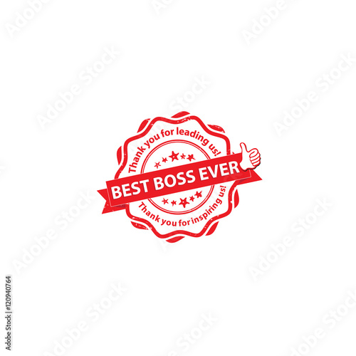 Slika na platnu Best boss ever