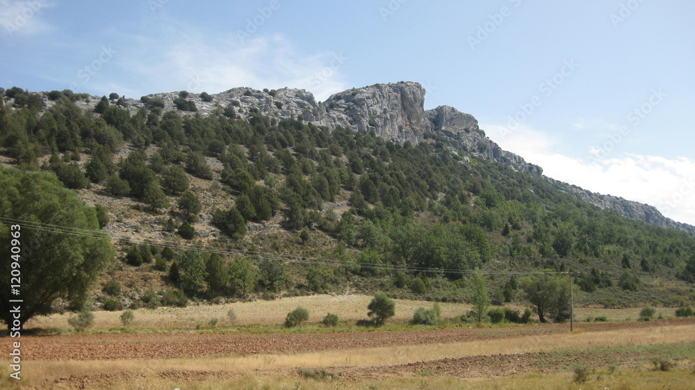 Fototapeta premium Fondos de paisajes de montañas. 