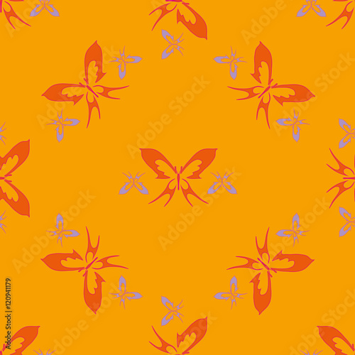 geometric butterfly seamless pattern. Fashion graphic. Background design. Modern stylish abstract texture. Template for prints, textile, wrapping and decoration, wallpaper. Vector illustration. © tanyushka81_81