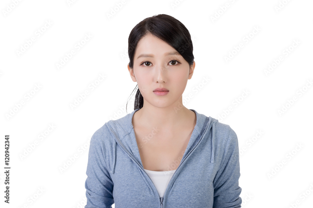 woman face with sadness woman face with sadness