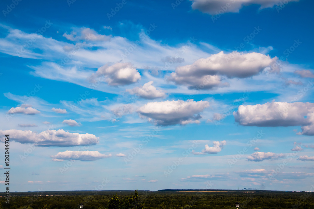 The sky and clouds on the sky The sky and clouds on the sky