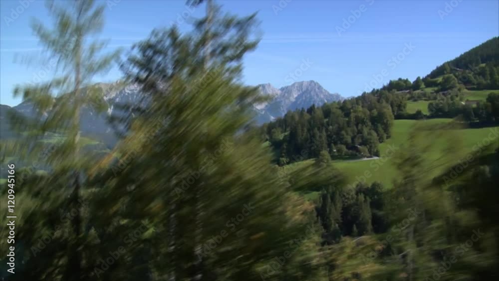 10253 fly down alp mountain speed ramp chalet zoom
