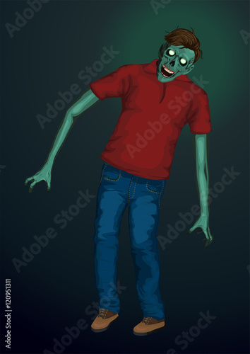 Halloween zombi, zombie monster beast skeleton going skull head