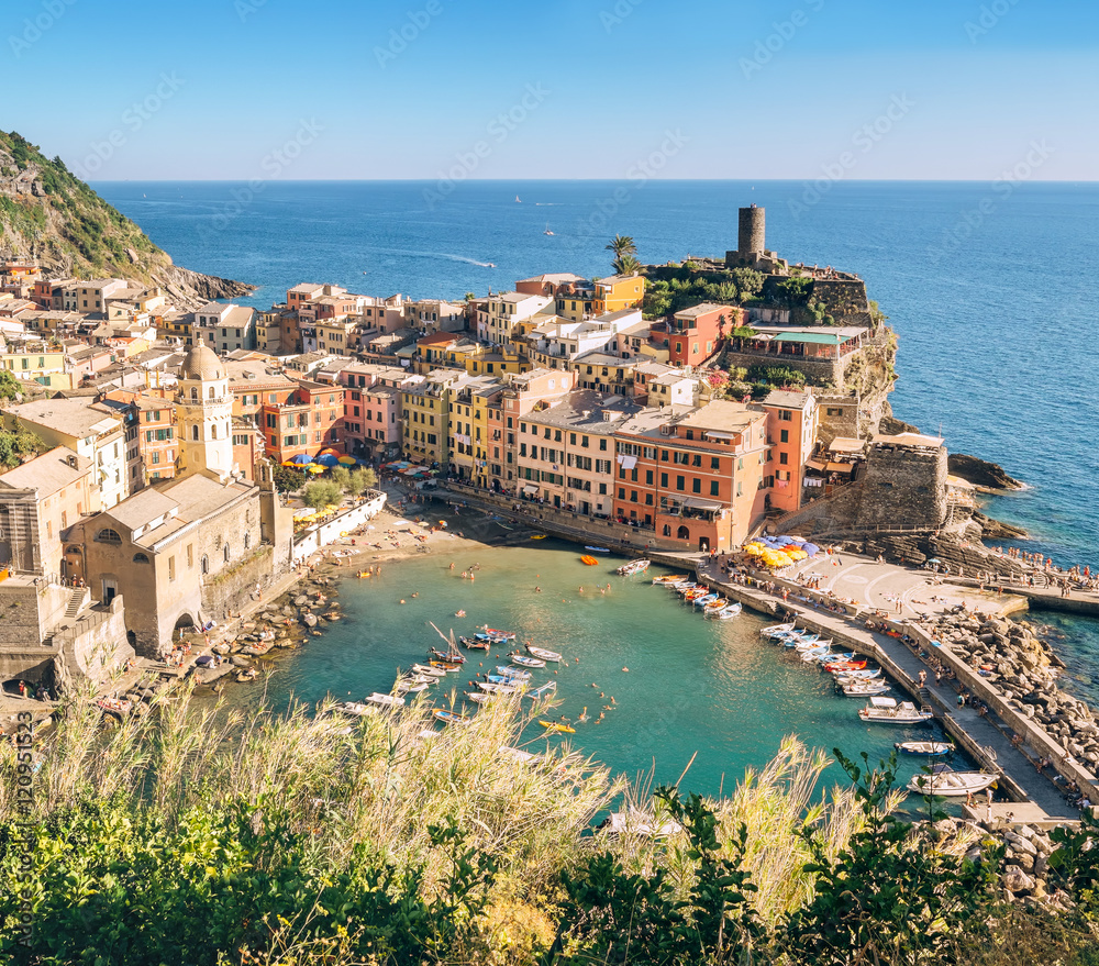 View of Vernazza, Cinque Terre Liguria
