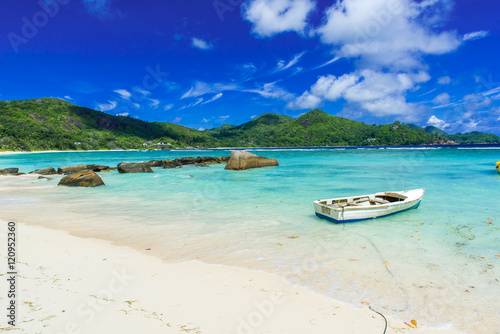 Petite Anse - beautiful tropical beach on island Mahe, Seychelles