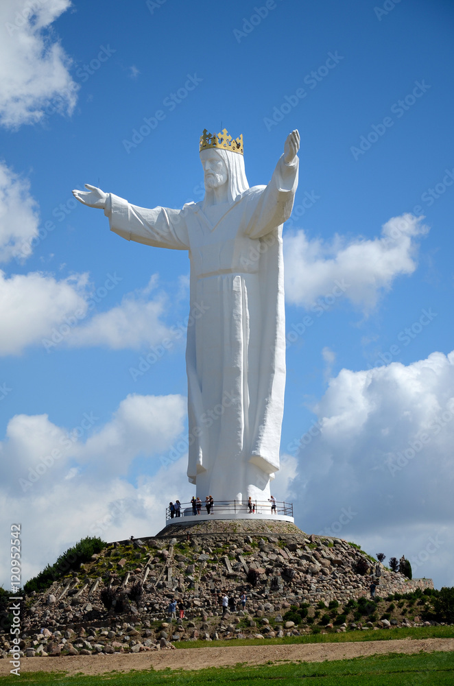 Christ the King monument in Swiebodzin (Poland)