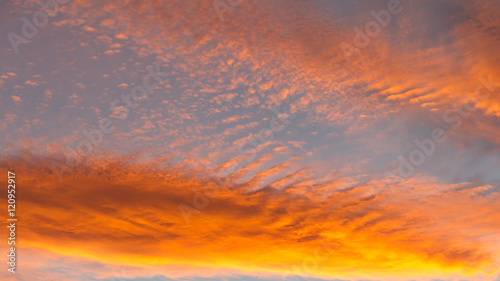 Fototapeta Naklejka Na Ścianę i Meble -  The Sky in Orange