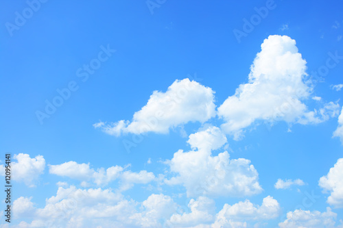 Cumulus clouds with copyspace