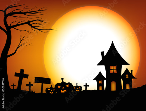 Halloween design background