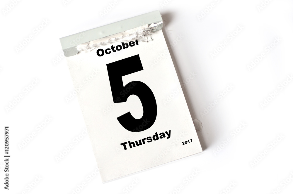 5. October 2017 5. October 2017
