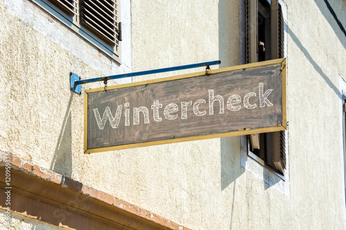 Schild 116 - Wintercheck photo