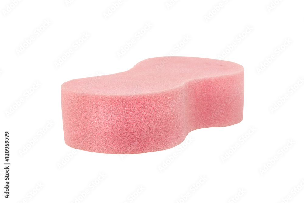 sponge isolated on white background. sponge isolated on white background.