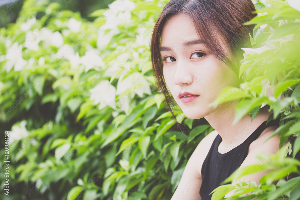 thai adult student university beautiful girl relax and smile thai adult student university beautiful girl relax and smile