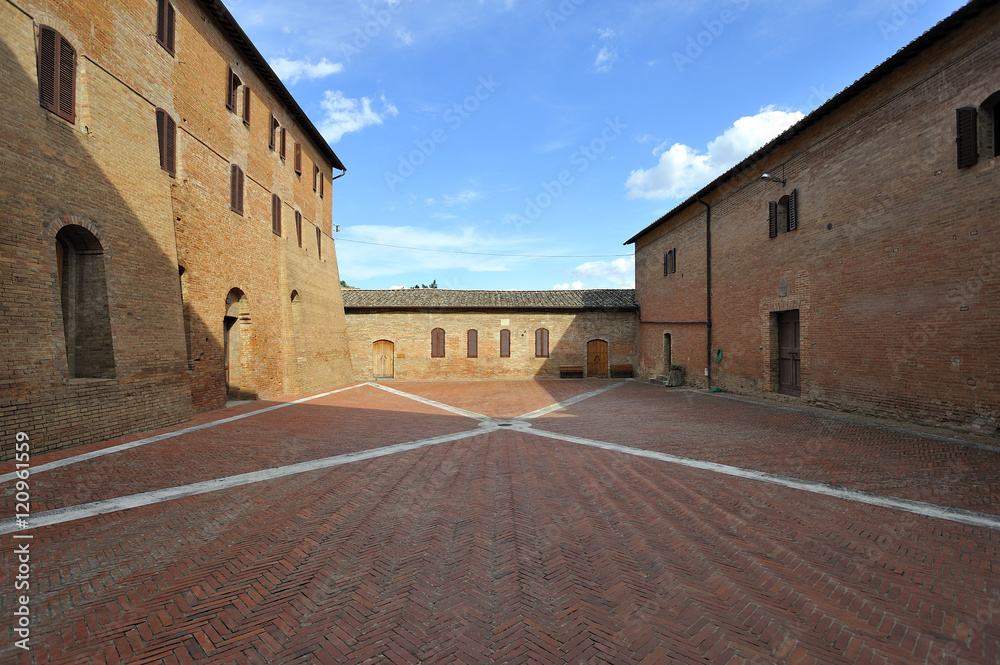Abbazia di Monte Oliveto, Asciano, Siena, Toscana
