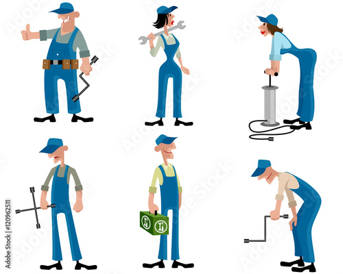 Car mechanics set